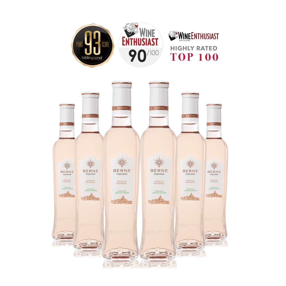 Rose AOP Côtes de Provence - Chateau de Berne, Inspiration 2022 - organic - Half bottles